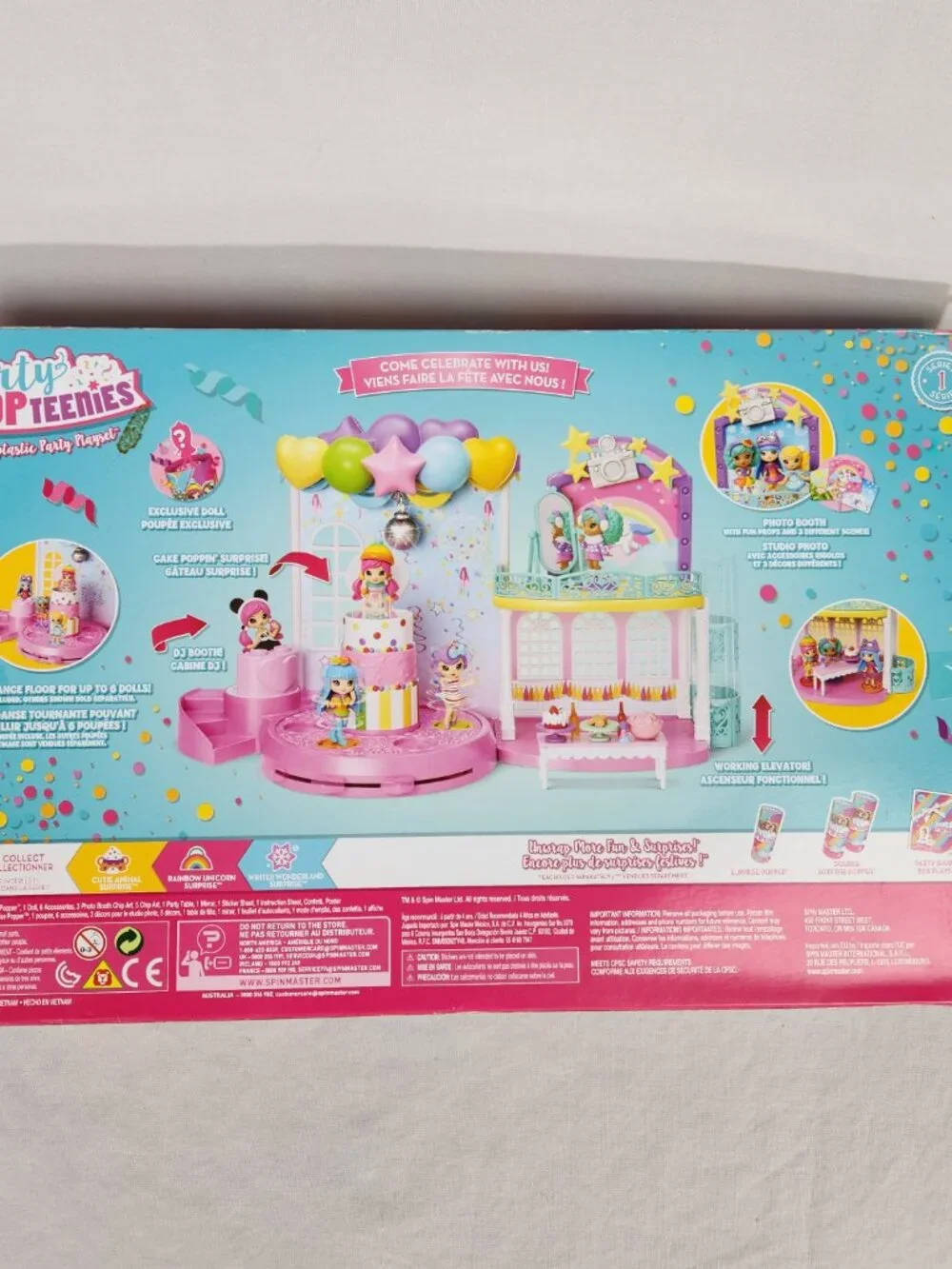 New Party Pop Teenies Surprise Party Playset Series 1 Mystery Gifts Doll